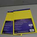 Ampad Evidence Dual Ruled Pad, Legal Ruling, Size 8.5 x 11.75 Inches, Canary Paper, 100 Sheets Per Pad (20-243)