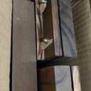 Yasuwekik 76 Inch Extra Large Wood Stand Religious Cross for Yard Wooden Church Wall Cross Decor He Is Risen Outdoor Cross for Easter Christmas Wedding Communion Party Decor