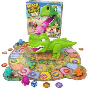 Spin Master Games, Snack-O-Saurus Rex, Interactive Dinosaur Toy for Kids, Board Games for Family Night, 2-4 Players, for Ages 5 & Up