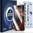 OneFish Full Edge Coverage Tempered Glass Screen Protector for IPhone 14 Plus/IPhone13 Pro Max 6.7 inch 2 Pack Edge Reinforcement, Self-Aligning Installation, Case Friendly HD Screen Protectors