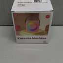 Karaoke Machine for Kids, Karaoke Gifts for Girls Ages 4, 5, 6, 7, 8, 9, 10, 12 +Year Old Birthday Party, 4-12 Years Old Christmas Toys Gift for Girls (Beige 2 Mics)