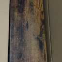 Vivihomety Utility Slim Storage Cart with Wheels, 4 Tier Small Rolling Cart with Wood Top, Metal Kitchen Bathroom Laundry Room Organization Trolley with Handle for Narrow Space – Black