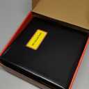 HAUTOCO Show-Bill Binder with Sleeves Theater Program Holder with Contents Page 36 Sheet Top Flap Protectors and Numbering Stickers, D-Ring Binder Organize 8.5" x 5.5" Broadway Show-Bills, Black