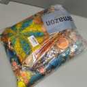 Weesire Boho Blackout Curtains for Bedroom & Living Room, 2 Panels, 100% Blackout, Colorful Bohemian Hippie Pattern, Multicolor Funky Abstract, Classic Modern Rustic, 52x63 Inches