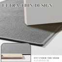 chakme Bath Mat 47x25, Ultra Thin Non Slip, Quick Dry Absorbent, Dark Grey, Large