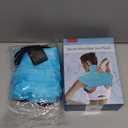 Comfytemp Ice Pack for Neck Shoulders Pain Relief, Reusable Gel Shoulder Ice Pack Wrap, Cold Compression Therapy for Upper Back, Cervical Injuries, Rotator Cuff, Recovery Items (Small, Bright Blue)