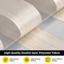 UNISHADES No Drill Cordless Zebra Blinds for Windows, Linen High Precision Fabrics, 36" W x 72" H Linen - Beige
