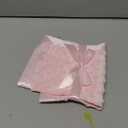 American Baby Company Heavenly Soft Chenille Security Blanket (14" x 14"), 2-Layer Design with Minky Dot & Silky Satin, Pink, for Boys and Girls