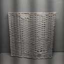 SETVSON Large Laundry Hamper Laundry Basket Round 34.3 Gal (130 L) Handwoven Wicker Laundry Baskets Rattan Laundry Basket with Removable Bag Handles 2 Mesh Bags for Living Room Bedroom White