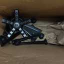 Bestier Meditation Chair with Wider Bentwood Back Support, Ergonomic Cross Legged Office Chair for Adults up to 300 lbs, 360 Swivel Adjustable Height for Multi Position (Contemporary Bentwood, Black)