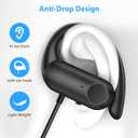USB C Headphones Over Ear Hooks for Samsung Galaxy S26 Ultra S25 S24 S23 S22, Wrap Around Ear Buds with Loops Mic Type C Earphones Running Sport Wired Earbuds for iPhone 17 e 16 15 Pro Max Plus Air