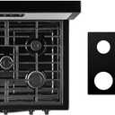 Custom Fit Reusable Burner Liner for Whirlpool Gas Range Stove Protect Your Stovetop with this Splatter Guard Cover - WFG505M0BS