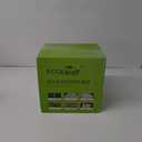 ECOLipak 150 Pack Compostable 3 Compartment Plates, 10 inch Heavy-Duty Disposable Biodegradable Sugarcane Bagasse Paper Plates for Party Dinner