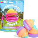 Hydroburst 10-pack Reusable Water Balloons by Relatable, For The Pool, Beach Toys And Outdoor Play Toys, Includes 10 Refillable Balloons With Poopy Faces