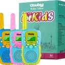 Walkie Talkies for Kids - 22 Channels 2 Way Radio with Backlit LCD Flashlight, 3 KM Range - Gift Toys for Age 3 and Up, Boys and Girls - Hiking, Camping
