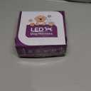 KOSKILL Light Up Dog Harness Rechargeable with Power Display, LED Dog Harness RGB 3 Light Modes & Reflective, Type-C Safety Vest for Dogs for Night Walking, Camping, L