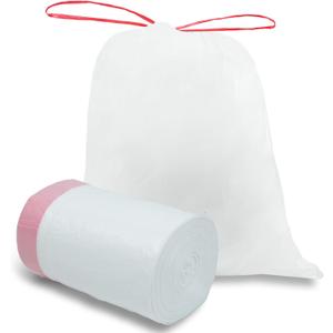 O2frepak 8 Gallon Drawstring Tall Kitchen Trash Bags,Clean Fresh Scent and Heavy Duty Garbage Bags(100 Count,50x60cm)