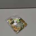 210 Pcs Baby Shower Confetti Greenery Glitter Table Decorations Eucalyptus Golden Scatter Country Nature-Theme Party St.Patrick's Day Wedding Christmas Supplies