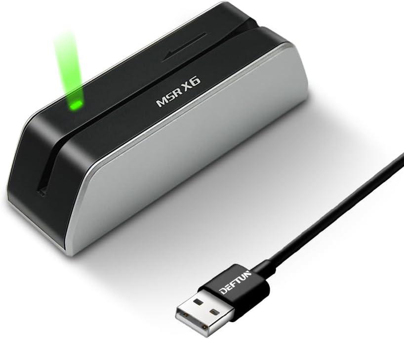 MSRX6 MSR X6 USB Swipe Magstripe Credit Card Reader Writer Smallest