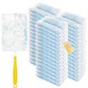 30 Pack Duster Refills Compatible with Swiffer Duster, Heavy Duty Multi Surface Duster Replacement with 1 Extra Handle for Cleaning Furniture, Blinds, Ceiling Fans and Car