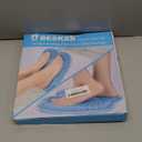 BESKAR XL Large Foot Scrubber Mat for Use in Shower - Shower Foot Cleaner to Eliminate Calluses Dead Skin, Foot Massager Mat for Men & Women to Soothe Achy Feet, Non Slip Suction Cups (Green)