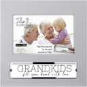 Malden International Designs 4x6 Grandkids FlipIt Expressions Gray Picture Frame, (3595-46)