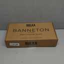 Bulka Oval 750g Groove Banneton Bread Proofing Basket Pressed Wood Pulp, Sourdough Proofing Basket - Non-Stick Batard Brotform Sourdough Bread Baking Supplies, Made in Germany.