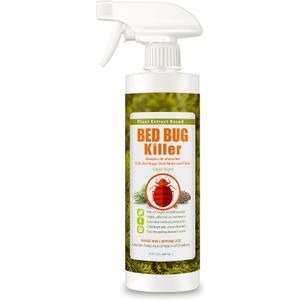 Bed Bug Killer Spray 16 Oz, Green + Non-toxic, 100% Kill + Extended Protection (16 Fl Oz (Pack of 1))