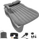 Inflatable Car Air Mattress Back Seat Bed with Air Pump,55 "x 35" Portable Thickened Car Travel Camping Sleeping Air Mattress Blow Up Bed for Car Universal SUV (20190004)