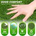 Artificial Grass Tiles Interlocking Turf Squares Deck 27 Pack -12"x12" Indoor Outdoor Faux Grass Rug with Drainage Holes-Fake Grass Tiles Self-draining for Garden Lawn Landscape Balcony Decoration