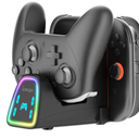 Charging Dock for Nintendo Switch, 9 in 1 Charging Station for Nintendo Switch Pro Controllers and Joy Controllers NS2 and NS!