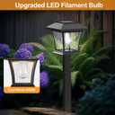 Sparkblaze 16 Pack Solar Pathway Lights Outdoor, LED Solar Yard Lights with Dusk to Dawn Solar Garden Lights for Lawn, Walkway, Path & Landscape Lighting. (16, Cold White)