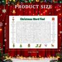 2 x 2025 New Jumbo Christmas Search Poster  Giant 36"x24" Wall Game, Poster-Size Word Search, Large Holiday Activity Giant for Families