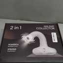 Nail Dust Collector for Nail Tech - 13000RPM Nail Vacuum Dust Collector with 360 Fexible Tube & Reusable Filter - Manicure Dust Cleaner for Acrylic Nail Salon, Home DIY & Crafts