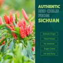 Soeos Sichuan Chili Powder,16oz (454g), Medium Hot, Dried and Crushed Red Chili Pepper Flakes, Premium Chili Powder for Pizza, Chowder, Seafood, and Pasta