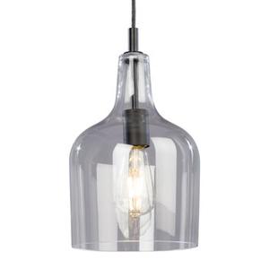 Modern Farmhouse Pendant Lighting for Kitchen Island Glass Black Pendant Light Fixtures Rod-Hung