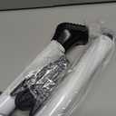 Rerishom Door Security Bar, Door Stoppers Security bar,Heavy Duty Door Lock Security Door Jammer Door Stopper for Apartment, Hotel Room,Screen Door Hardware, Gate Lock Bar, 2 Pack (White)