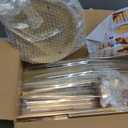 Gold Floor Candelabra, 2 Pack 5-Arm Candle Holders with Acrylic Shades