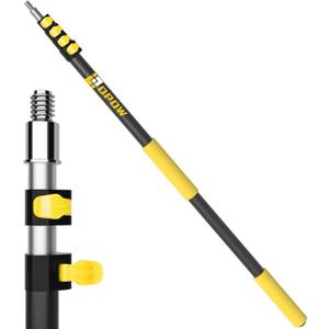 4.5-18 FT Telescopic Extension Pole, Multi-Purpose Aluminum Alloy Telescoping Rod with Flip-Lock Design, Sturdy for Painting Dusting, High House Maintenance, and Window Cleaning