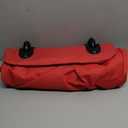 HOMEST Christmas Tree Storage Bag, Fits for 7.5-9 ft Xmas Artificials, Zippered Bag with Reinforced Carrying Handles and Wheels, Red (Bag Only)