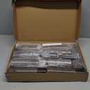 Raycare Flameless Candle with Remote Timer  9 Flickering Acrylic Battery Operated LED Pillar Candles with Embedded Star String for Christmas, Home Decor, and as a Gift(Grey)