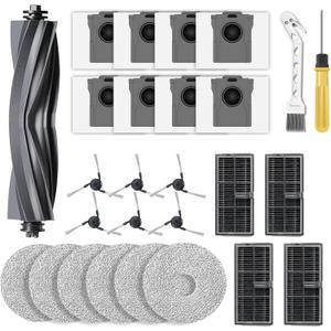 25Pcs Replacement Accessories Kits Compatible with Dreame X40Ultra / L40 Ultra /X40 Master /L40 Gen2 and Compatible with MOVA P10 Pro Ultra Robot Cleaner Vacuum