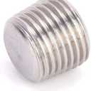10pcs Male Thread Internal Hex Countersunk Plug Fitting Thread Socket Hex Socket 304 Stainless Steel BSPP Pipe Plug Fitting Assortment Set(1/8in)