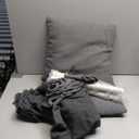 Y- STOP Hammock Chair Hanging Rope Swing, Max 500 Lbs, 2 Cushions Included, Large Macrame Hanging Chair with Pocket, Cotton Weave for Superior Comfort, Durability (Dark Grey)