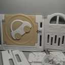 Baby Gate for Stairs Dog Door Pet Door for Stairs, porches and fireplaces Strong Suction Cup Reinforced can be Changed at Will and with Drawing Board40.94