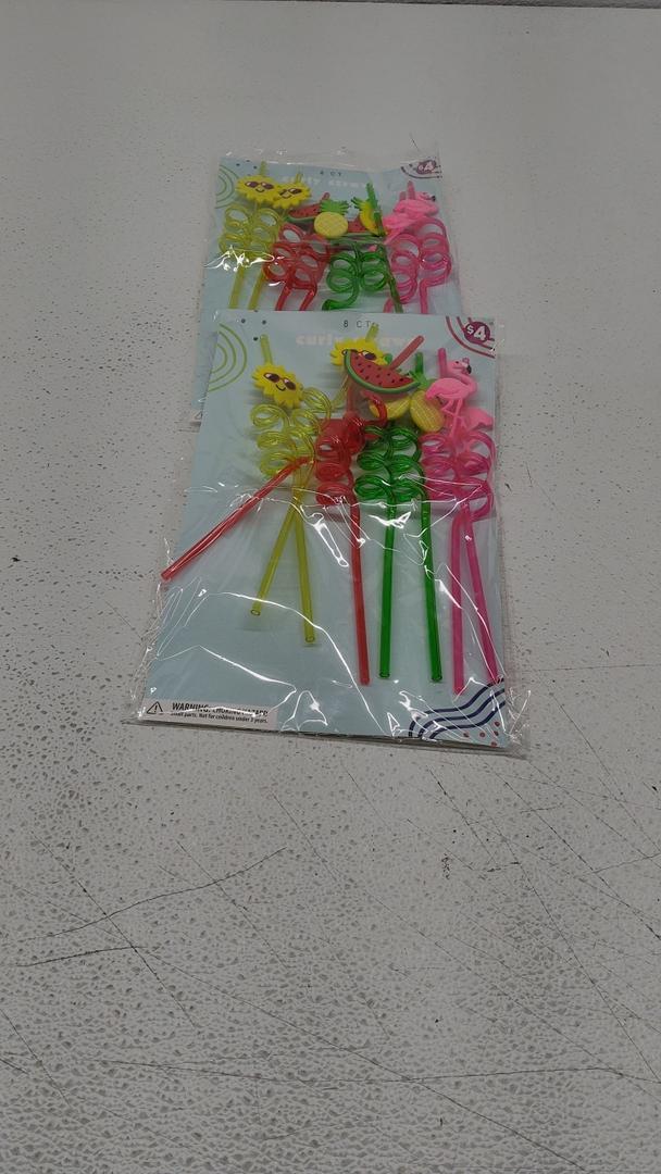 Curly Straws 2 Pack