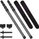 Telescoping Tarp Poles Heavy Duty Adjustable, Carbon Fiber Tent Poles, Portable & Lightweight for Tent Fly, Awning, Outdoor Camping, Hiking 6.9FT (2.1M)