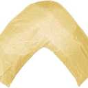 TAOSON Silky Soft Satin Soild Envelope Style V Shaped/Tri/Boomerang Pillow Cover Pillowcase Pillow Protector Cushion Cover Non Zippered Only Cover No Insert (Gold)