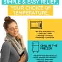 Versa Plus Versatile Heated Neck Wrap Microwavable - Neck Warmer Microwave Heating Pad for Shoulders, Sore Muscles - 29 Inches - 1 Pack