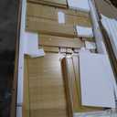 43" Makeup Vanity Desk with Mirror and Lights, & Power Outl, Glass Top Big Vanity Table with 9 Drawers& 8 Storage Shelves, Dressing Table Set with Chair for Bedroom, White+Oak (15.75D*43.31W*57.48H)